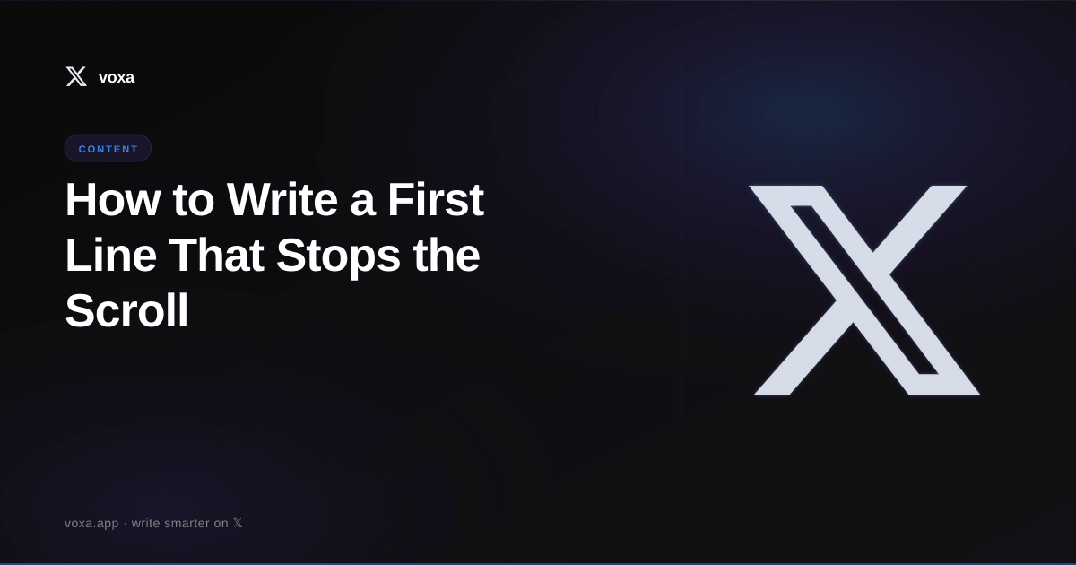 Featured image for: How to Write a First Line That Stops the Scroll