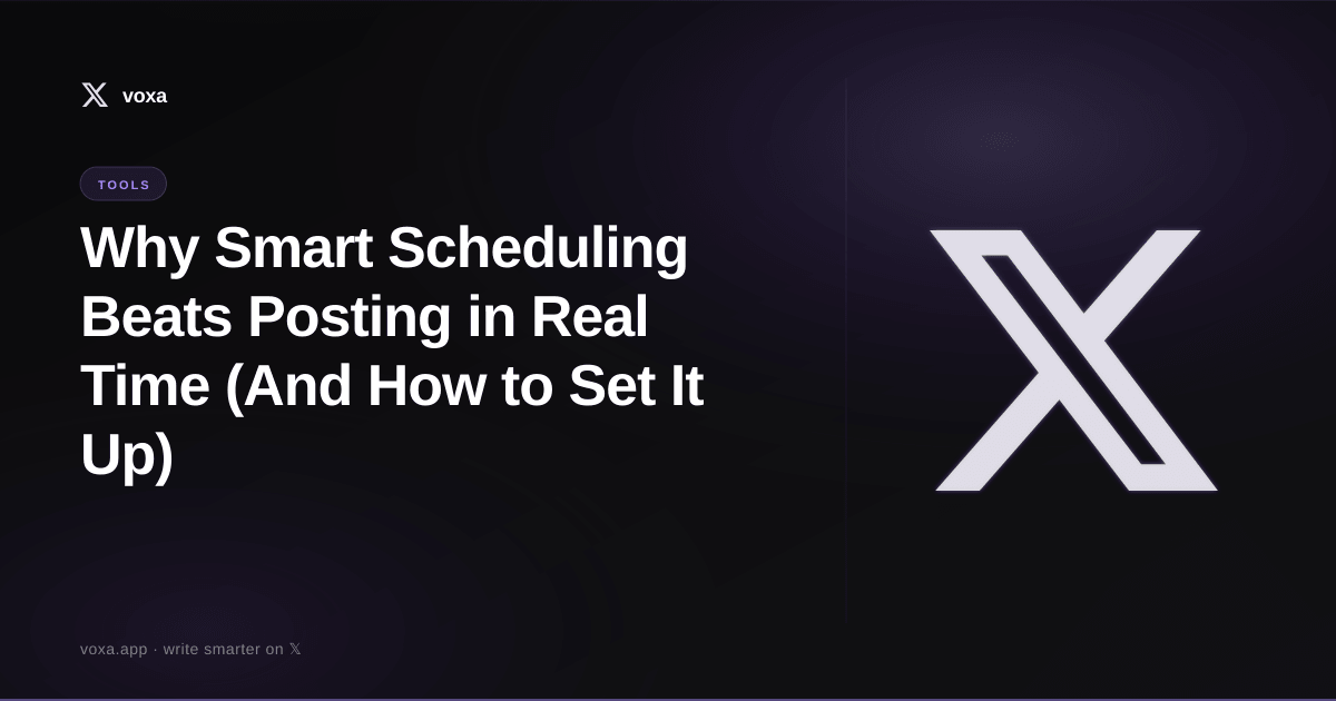 Featured image for: Why Smart Scheduling Beats Posting in Real Time (And How to Set It Up)